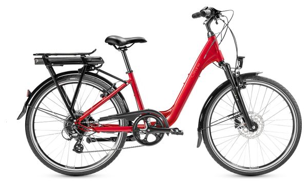 Vélo de Ville Électrique Gitane ORGAN'eB Shimano Tourney/Altus 7V 500Wh 700mm Rouge Rubis 2022