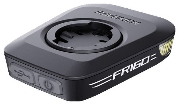 Ravemen FR160 ALU fietsvoorlicht met geïntegreerde GARMIN GPS mount