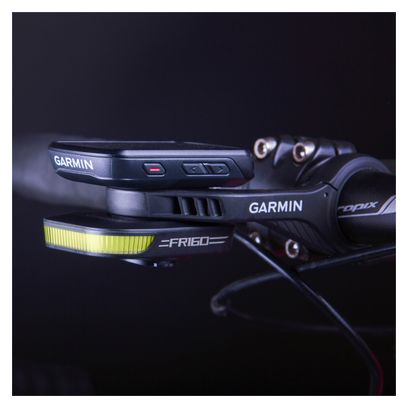 Ravemen FR160 ALU bike front light with integrated GARMIN GPS mount