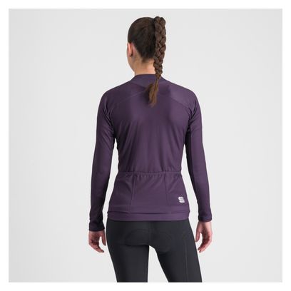 Maillot Manches Longues Femme Sportful Matchy Thermal Violet L