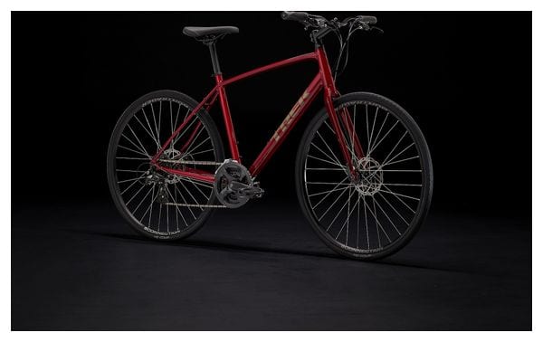 Produit Reconditionné - Vélo Fitness Trek FX 1 Disc Shimano Tourney/Altus 8V 700 mm Rouge 2023
