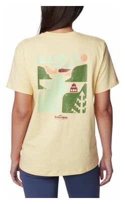 Columbia Grenzeloos mooi Beige Vrouwen T-shirt