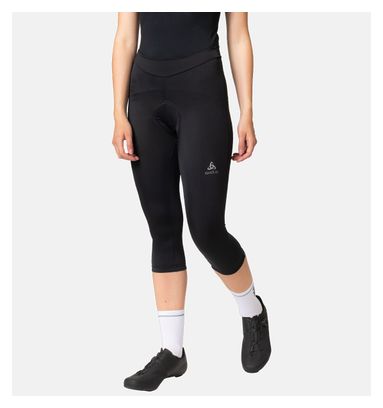 Culote 3/4 con tirantes para mujer Odlo Essentials Negro