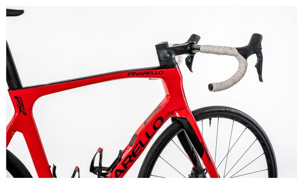 Produit Reconditionné - Vélo de Route Pinarello Prince FX T900 Shimano Ultégra DI2 12V Rouge Brillant 2022