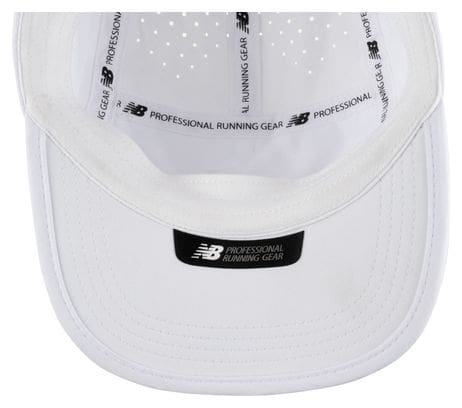 Casquette New Balance 5 Panel Pro Run Blanc