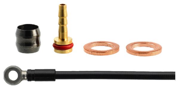 Elvedes Banjo Hose Replacement Kit for Tektro 5.0 mm 2000 mm