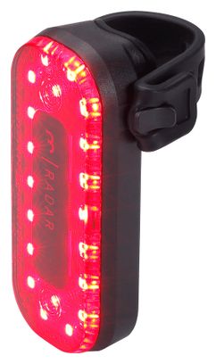 Luz trasera BBB Signal Radar 80 lúmenes Negro