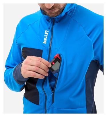 Herenfleece blauw Millet Pierra Ment