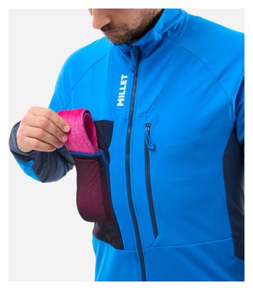 Herenfleece blauw Millet Pierra Ment