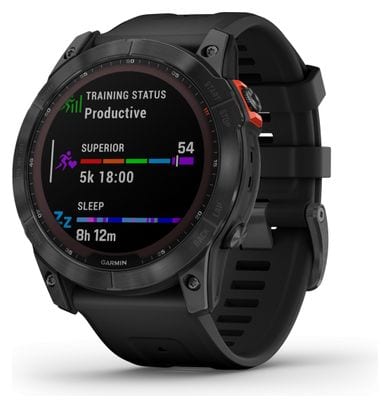 Reloj deportivo Garmin Fenix 7X Solar - Negro