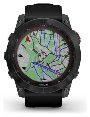 Garmin Fenix 7X Solar Sportuhr Schwarz