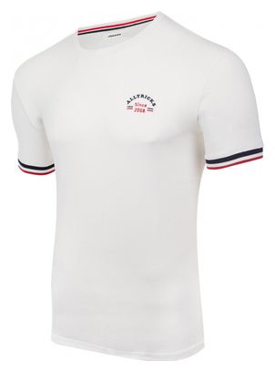 Kurzarm T-Shirt Alltricks Sport d'Epoque Weiß
