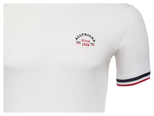 Kurzarm T-Shirt Alltricks Sport d'Epoque Weiß