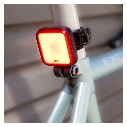 Set voor- en achterverlichting Knog Blinder Pro 1000 / Blinder Square Zwart