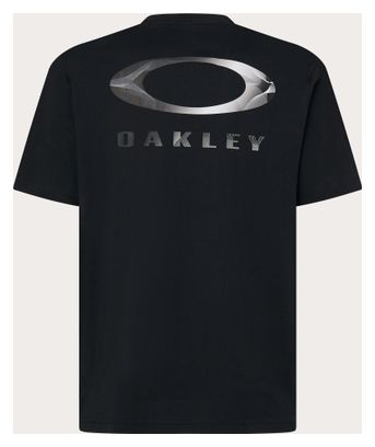 Camiseta de manga corta Oakley Ellipse Bark Metal TS negra para hombre