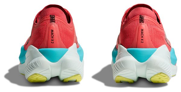 Hoka Mach X 2 Hardloopschoenen Roze/Blauw
