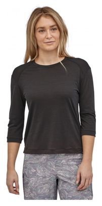 Maillot de ciclismo Patagonia Merino Negro Mujer