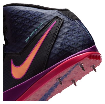 Nike Zoom Javelin Elite 3 Black/Orange Unisex Track &amp; Field Shoes