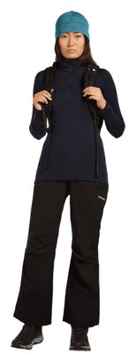 Dames Baselayer 1/2 rits Icebreaker Merino 260 Tech Blue