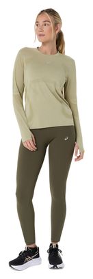 Asics Road Seamless Langarm-Shirt für Damen, khaki