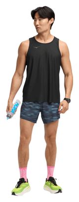 Pantaloncini slip Hoka Glide 5in blu da uomo