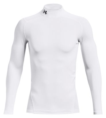 Maillot Manches Longues de compression Under Armour ColdGear Armour Blanc 