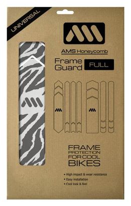 Kit de Protection All Mountain Style Full Zebra Gris