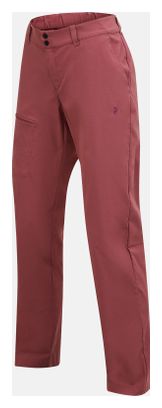 Pantaloni Peak Performance Iconiq rossi da donna