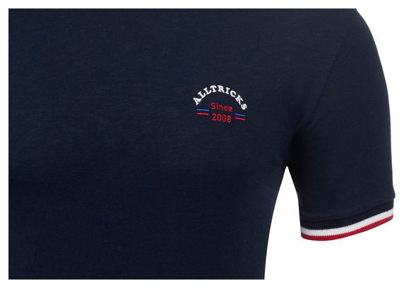 Alltricks Sport d'Epoque Korte Mouw T-Shirt Donkerblauw