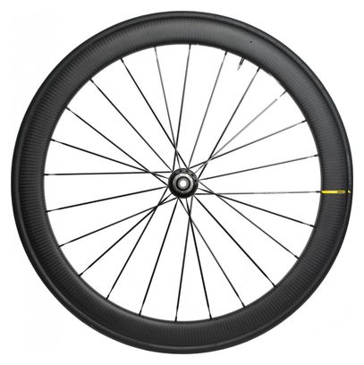 Roue Arriere Mavic Cosmic Pro Carbon SL UST Disc 700 mm 12x142 mm Center Lock Pneu Mavic Yksion Pro UST II 25 mm