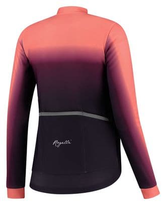 Veste Velo Hiver Rogelli Dream - Femme - Violet/Corail