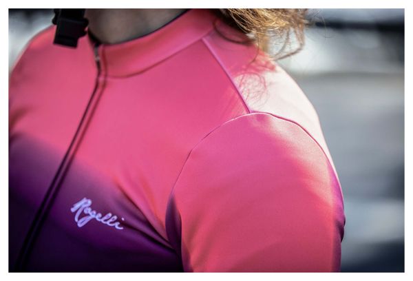 Veste Velo Hiver Rogelli Dream - Femme - Violet/Corail