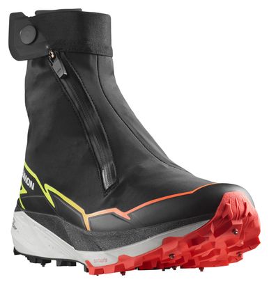 Chaussures de Trail Unisexe Salomon Winter Cross Spike Noir/Orange/Jaune