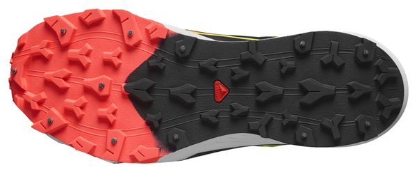 Salomon Winter Cross Spike Unisex Trail Shoes Black/Orange/Yellow ...