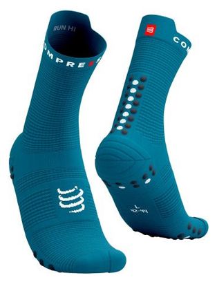 Compressport Pro Racing Socks v4.0 Run High Azul/Gris