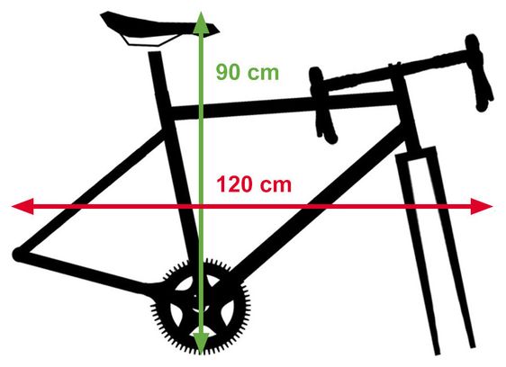 Transporttasche für alle Fahrradtypen Buds Trainbag Original Classic New 2024 (Zugtauglich)