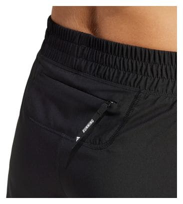 2-in-1-Shorts adidas Own The Run 3in Schwarz Damen