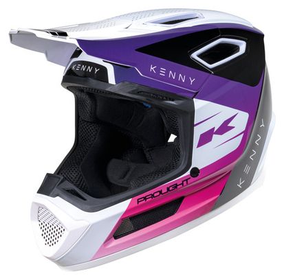 Casco Kenny Prolight Graphic Team Radiant Integral Blu/Bianco 