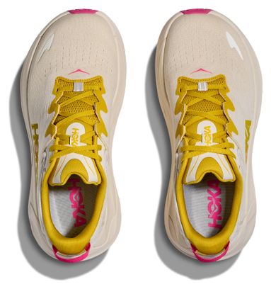 Hoka Gaviota 6 Beige/Yellow Women's Running Shoes