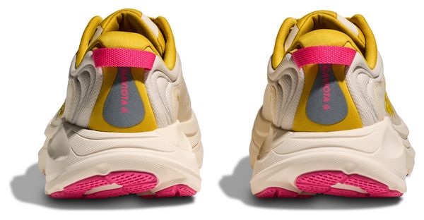 Hoka Gaviota 6 Beige/Yellow Women's Running Shoes