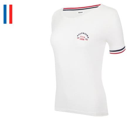Kurzarm T-Shirt Alltricks Sport d'Epoque Weiß Damen