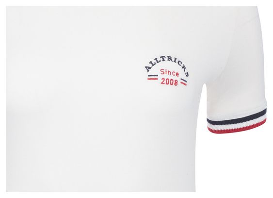 Kurzarm T-Shirt Alltricks Sport d'Epoque Weiß Damen