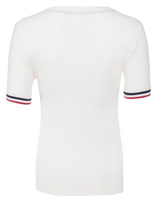 Kurzarm T-Shirt Alltricks Sport d'Epoque Weiß Damen