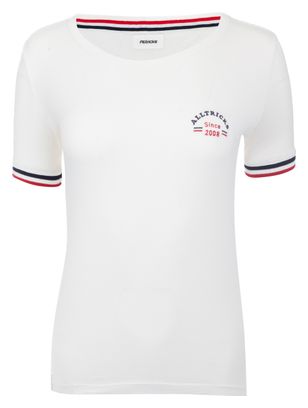 Kurzarm T-Shirt Alltricks Sport d'Epoque Weiß Damen