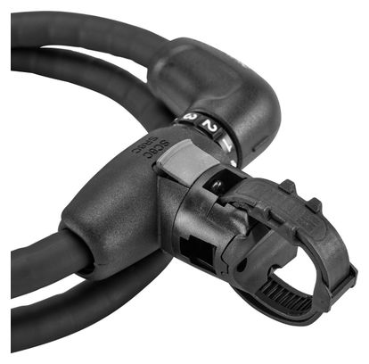ABUS Câble Blindé Code Tresorflex 6615C/120 Noir