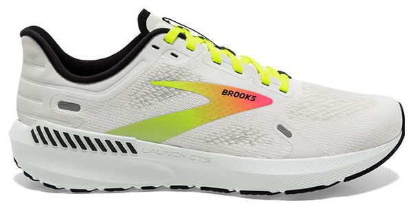 Chaussures de Running Brooks Launch GTS 9 Blanc Jaune