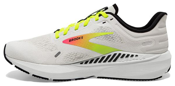 Chaussures de Running Brooks Launch GTS 9 Blanc Jaune