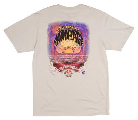 Maglietta a maniche corte Troy Lee Designs x Redbull Rampage Valley of Gods Beige