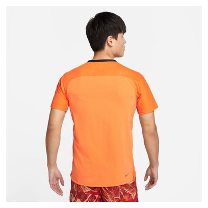Maillot manches courtes Nike Dri-Fit Trail Solar Chase Orange