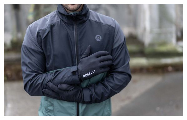 Gants Velo Long De Hiver Rogelli Oakland - Unisexe - Noir